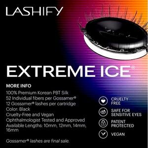 ❤️‍🔥BUNDLE❤️‍🔥 5 Lashify Extreme Ice 10,10,12,14 and 16.